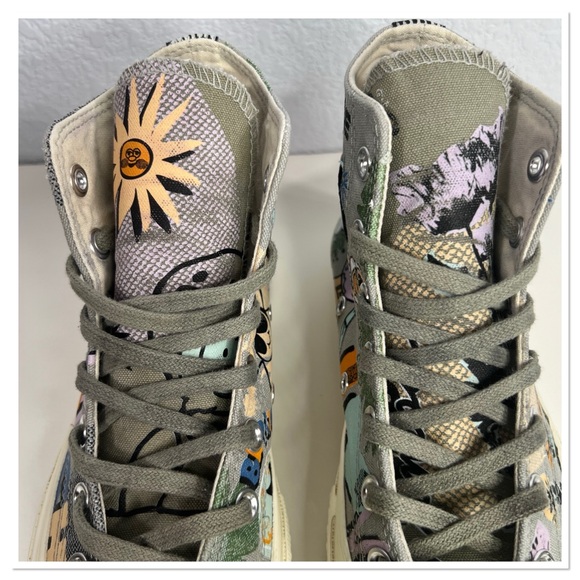 Converse Chuck Taylor All Star 70 Hi Floral Much Love Slate Egret M 5.5 / W 7.5 - Picture 4 of 12